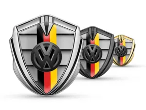 VW Emblemas Metálicos A Medida Estilo Mínimo Universal